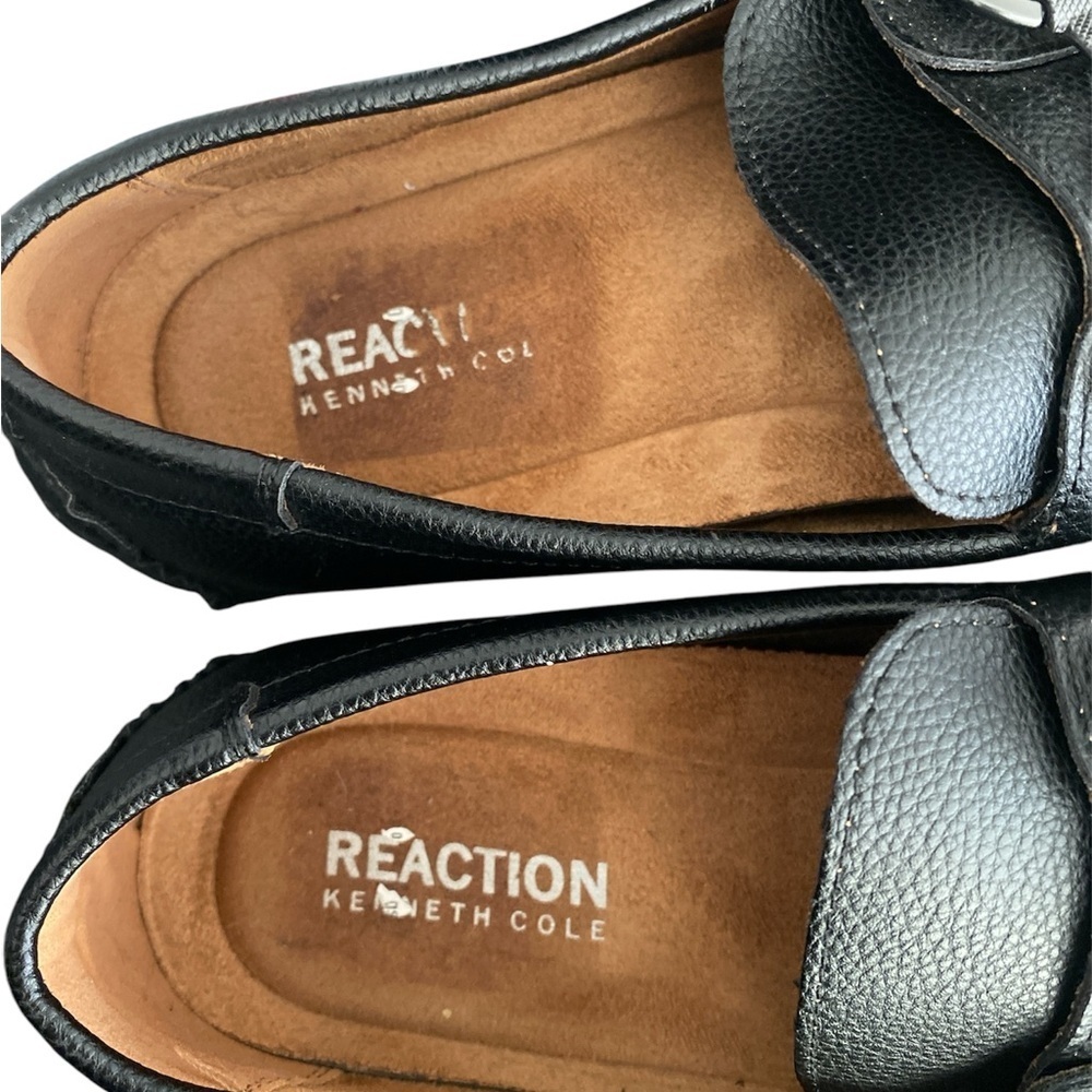 Kenneth Cole Reaction Black Loafers for Men,Men's Lyon Bit Driver Size 10.5 - Picture 6 of 9